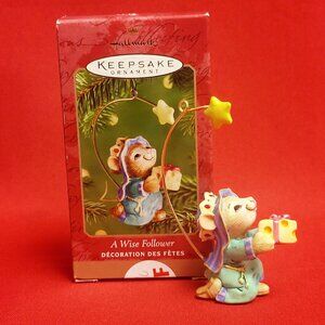 Hallmark Christmas Ornament A Wise Follower 2001 Mouse Wise Man